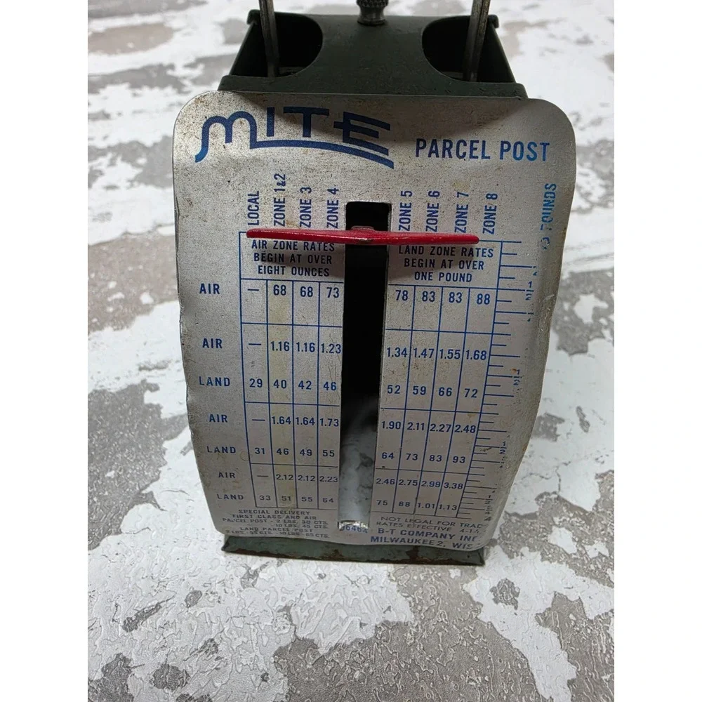 Vintage Mite Parcel Post Postal Scale 1950's